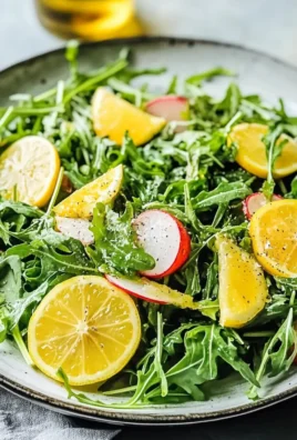 Zesty Lemon Arugula Salad That Brightens Your Day
