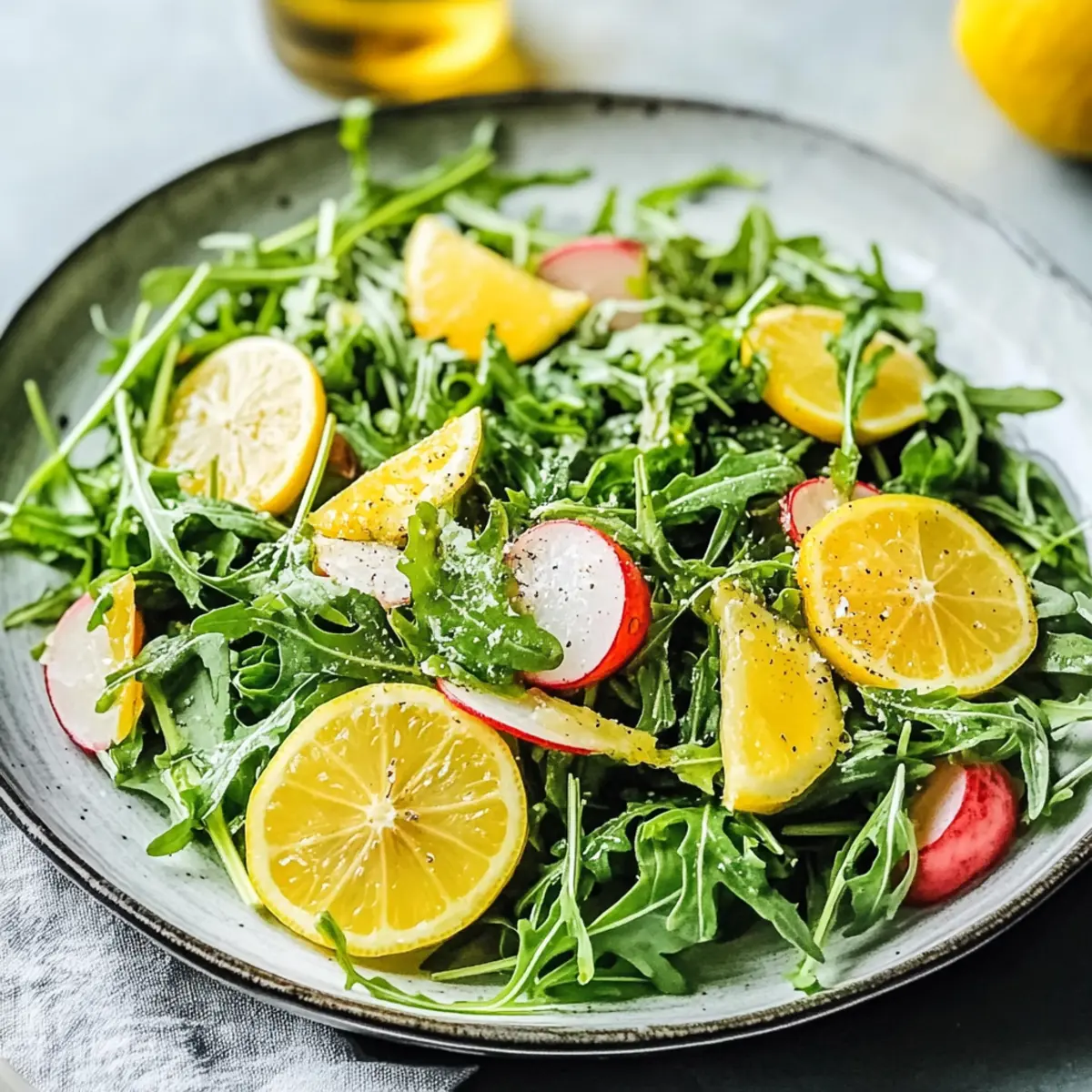 Zesty Lemon Arugula Salad That Brightens Your Day