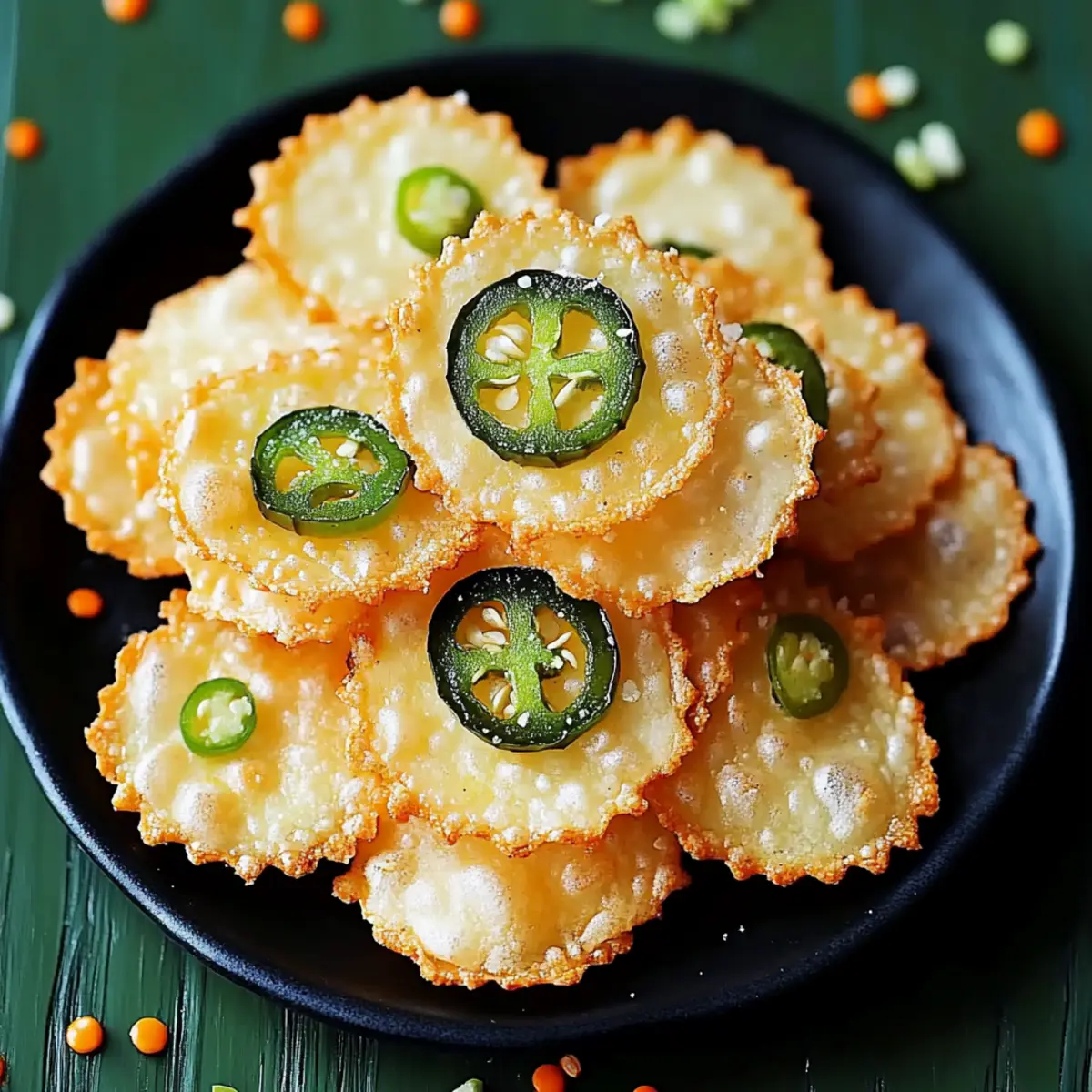 Spicy Jalapeño Cheese Crisps for an Irresistible Crunch