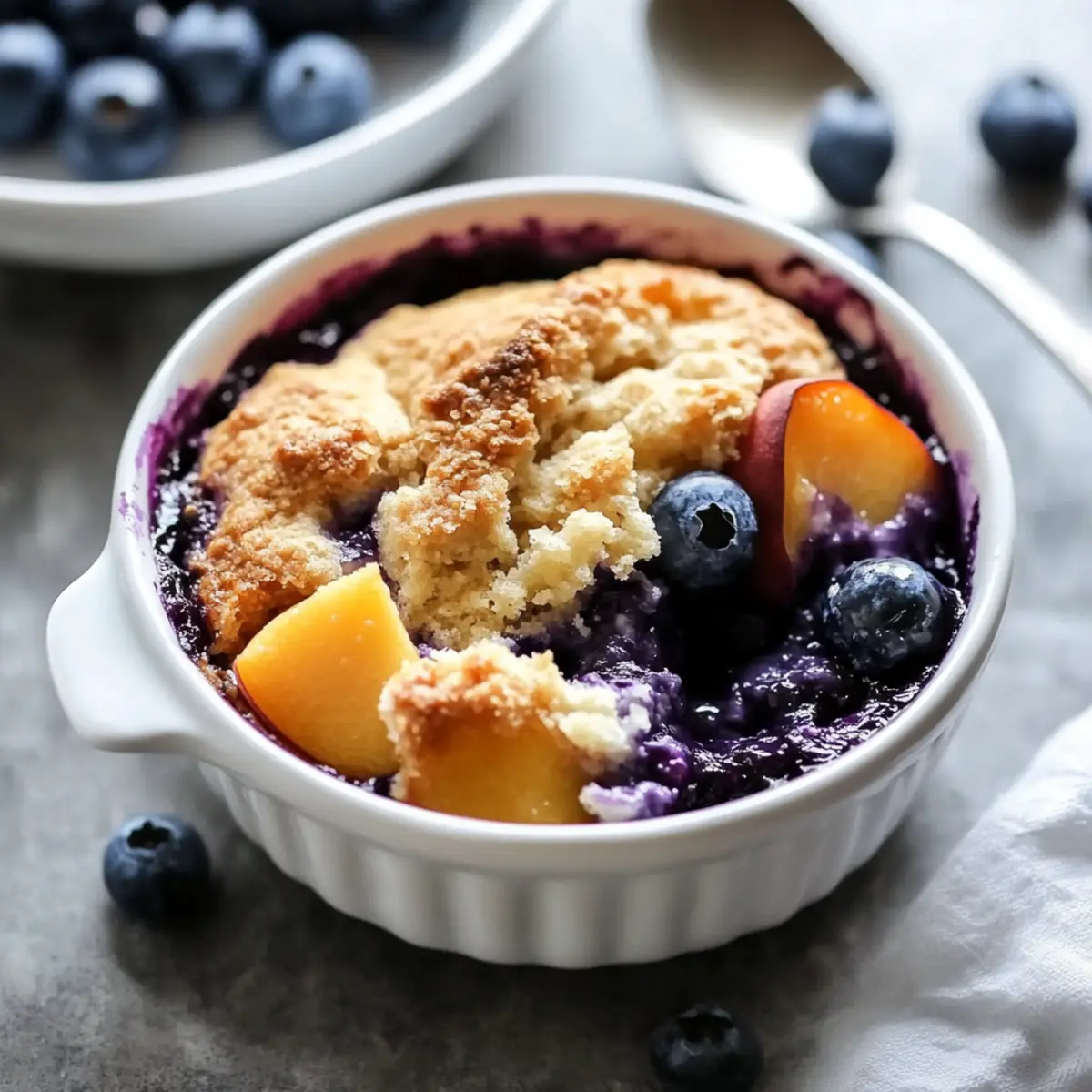 Delicious Paleo Blueberry Peach Cobbler for Guilt-Free Indulgence