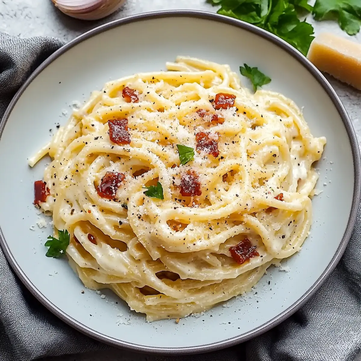 Paleo Carbonara with Palmini: A Guilt-Free Pasta Delight