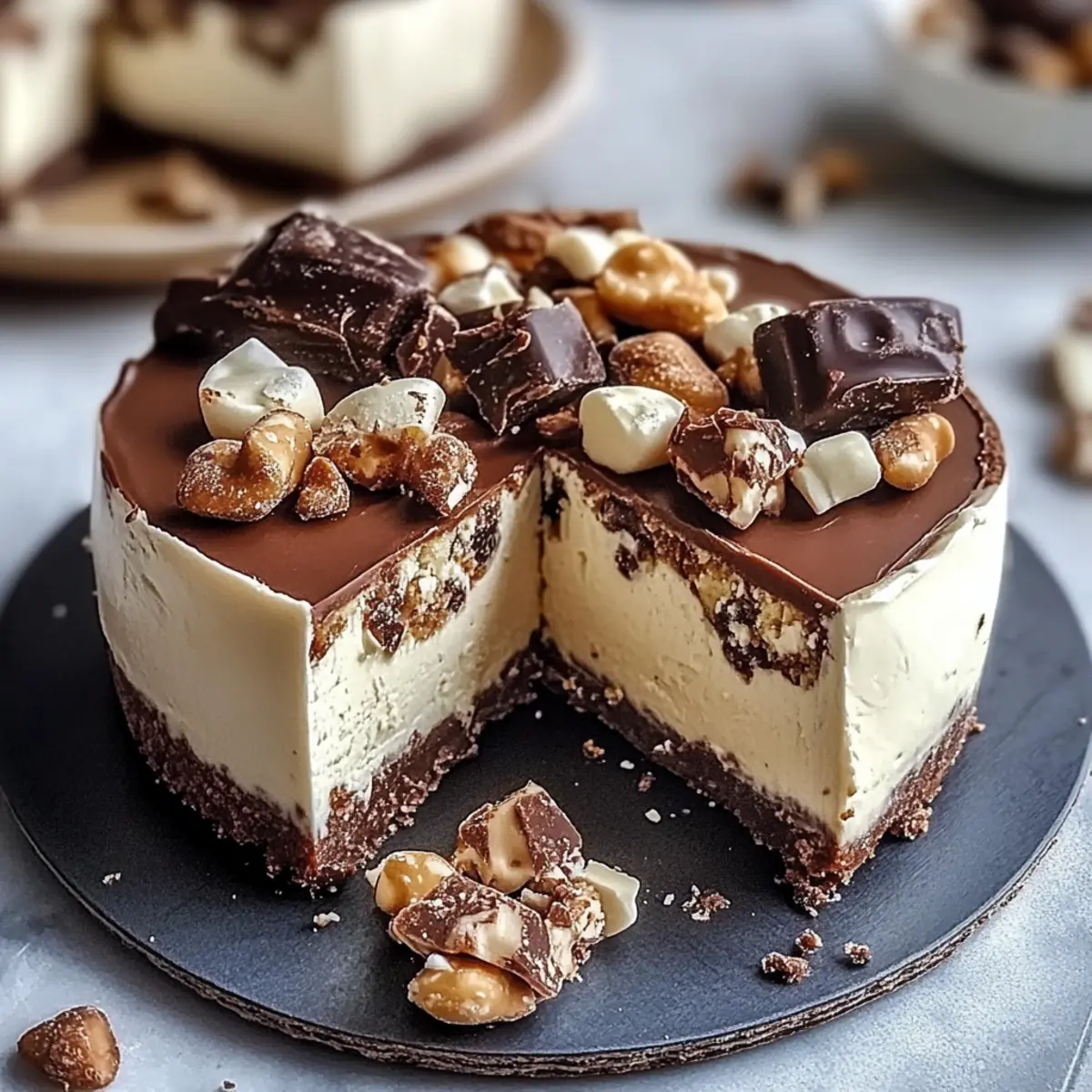 Indulge in Chunky Cheesecake Rocky Road Bliss Today