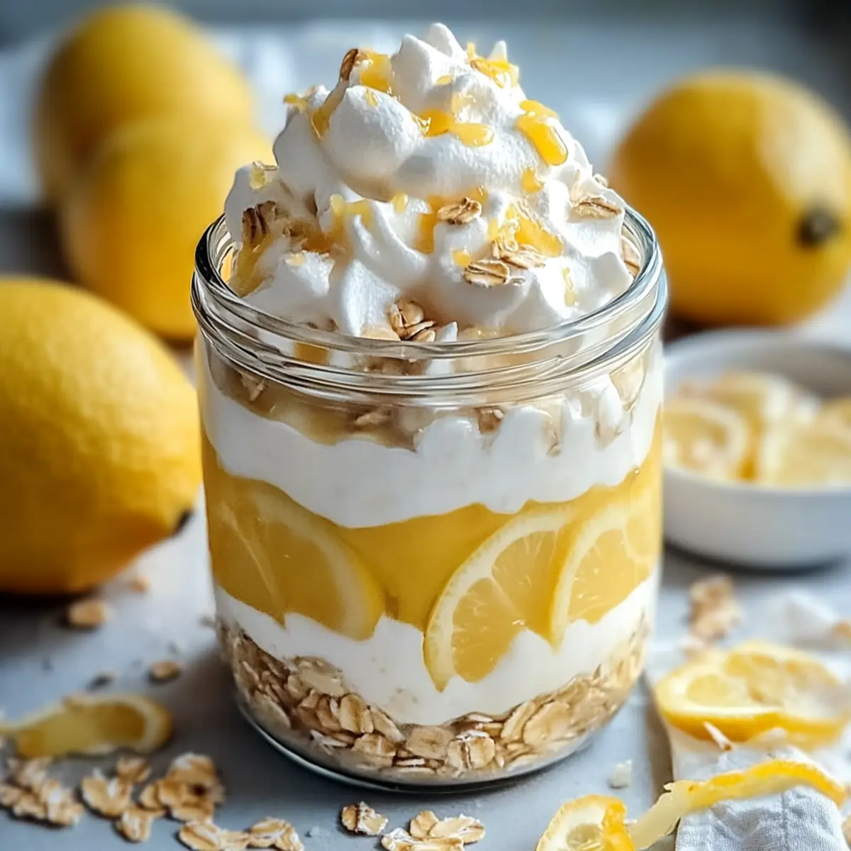 Lemon Meringue Pie Overnight Oats for a Zesty Breakfast Bliss