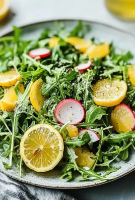 Zesty Lemon Arugula Salad That Brightens Your Day