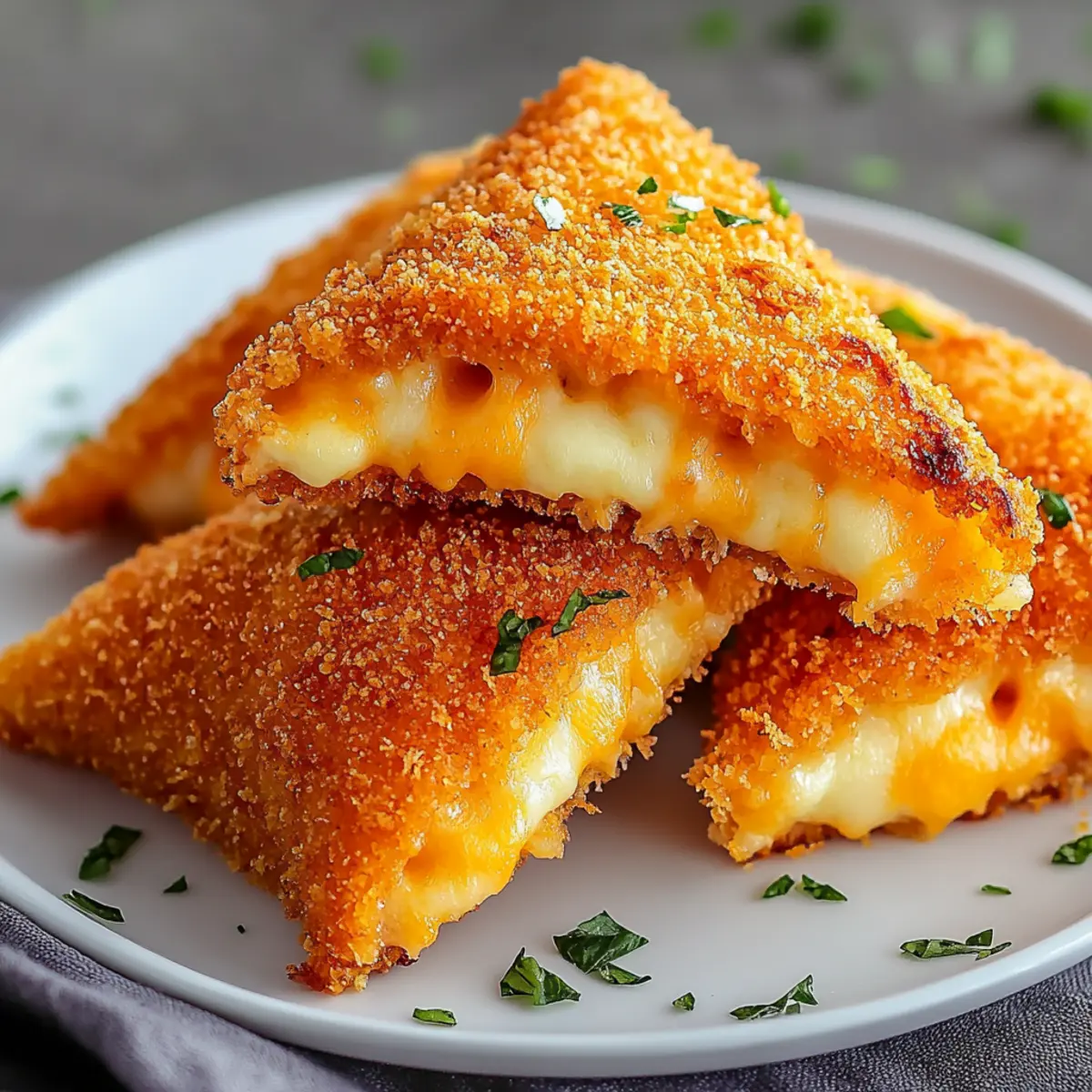 Fried Cheese Stuffed Doritos