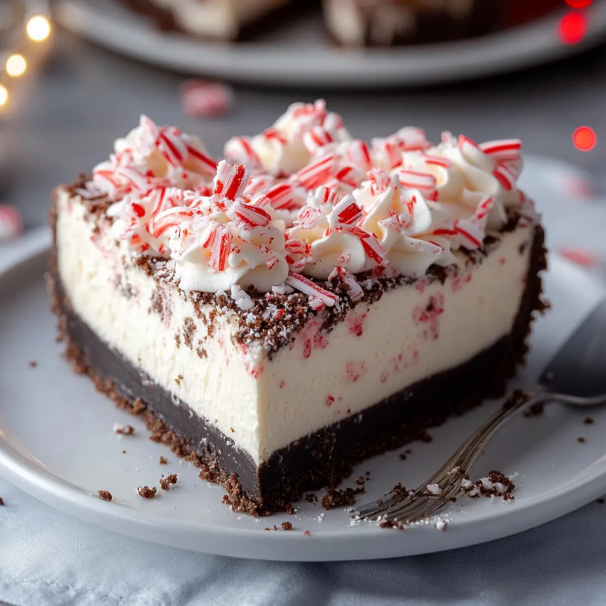 Peppermint Bark Cheesecake