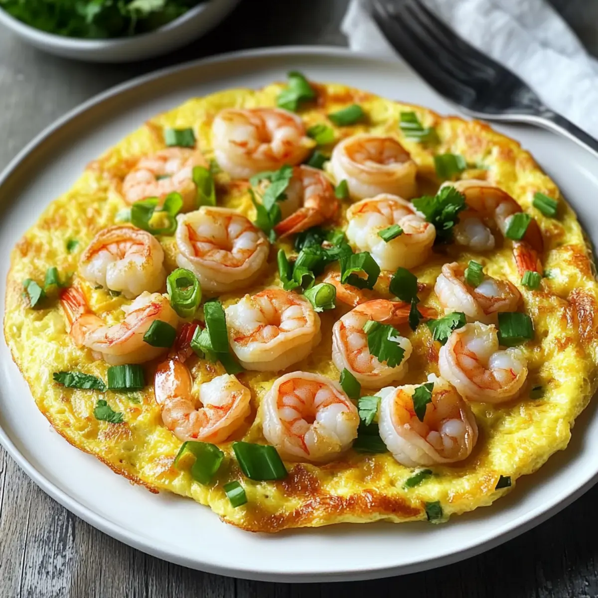 Delicious Chinese Shrimp Omelette Ready in Just 10 Minutes