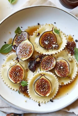 Caramelized Figs and Ravioli: A Sweet Savory Delight