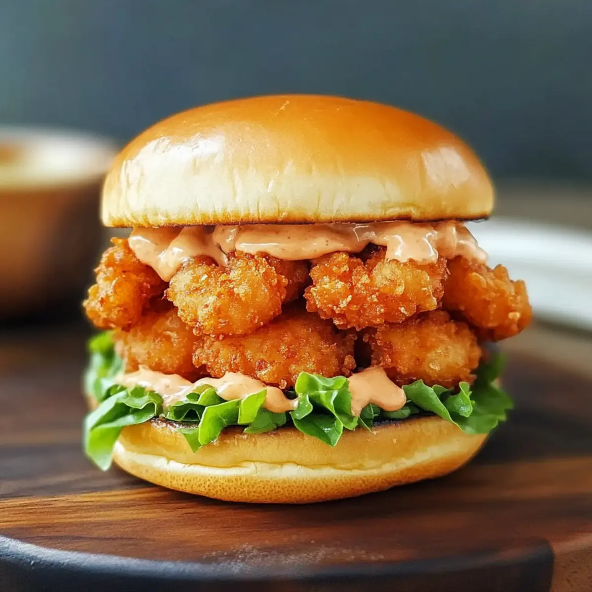 Crispy Fried Shrimp Burger with a Korean Twist You’ll Love