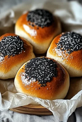 Irresistible Black Sesame and Cardamom No-Knead Milk Buns