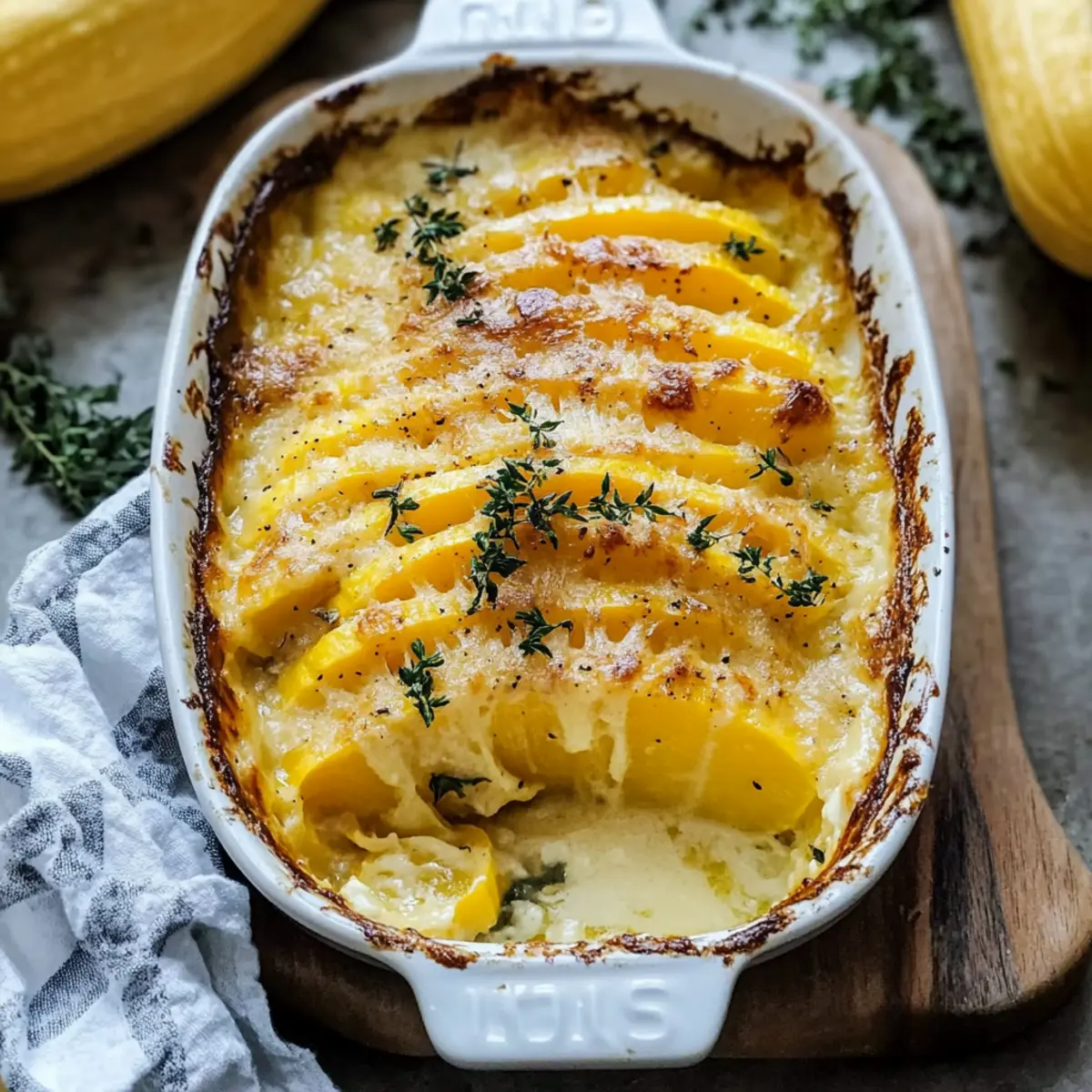 Decadent Delicata Squash au Gratin That's Totally Irresistible