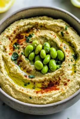 Zesty Spicy Lemon Edamame Hummus for Flavor Lovers