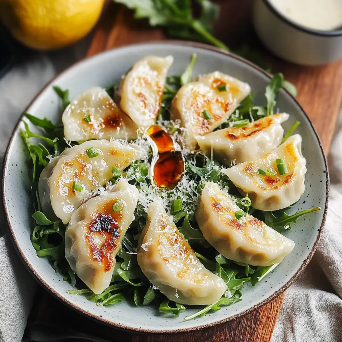 Zesty Lemon Arugula Salad with Parmesan Cravings Unleashed