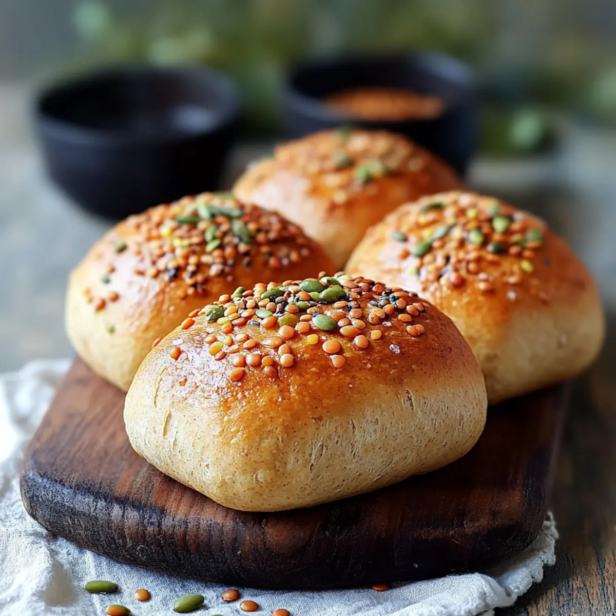 Deliciously Soft Red Lentil Bread Rolls You'll Love