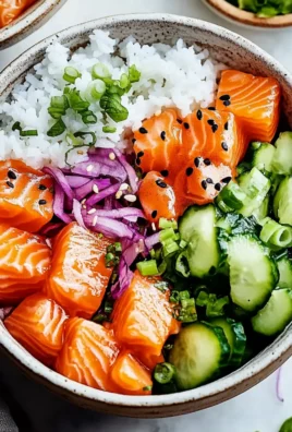 Delicious Salmon Poke Bowls for a Fresh Dinner Delight