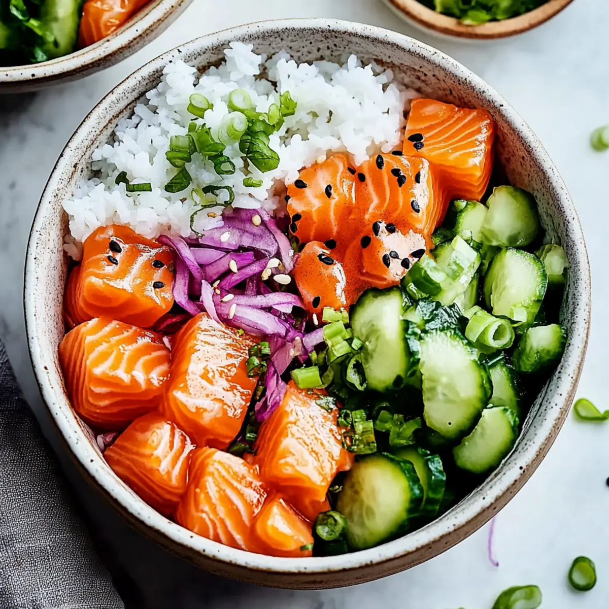 Delicious Salmon Poke Bowls for a Fresh Dinner Delight