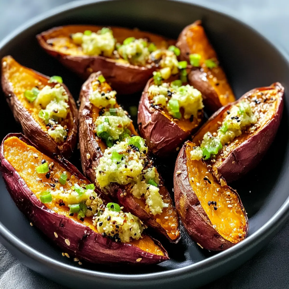 Delicious Roasted Japanese Sweet Potatoes with Miso Butter Magic