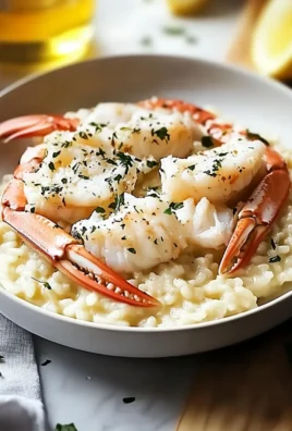 Creamy Crab Risotto with Garlic Wine Sauce Delight