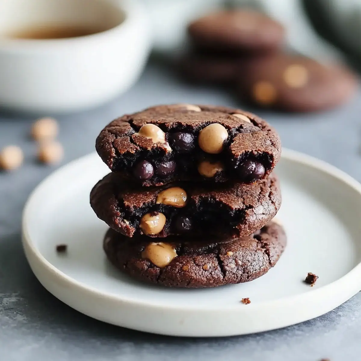 Decadent Peanut Butter Stuffed Black Bean Cookies Recipe