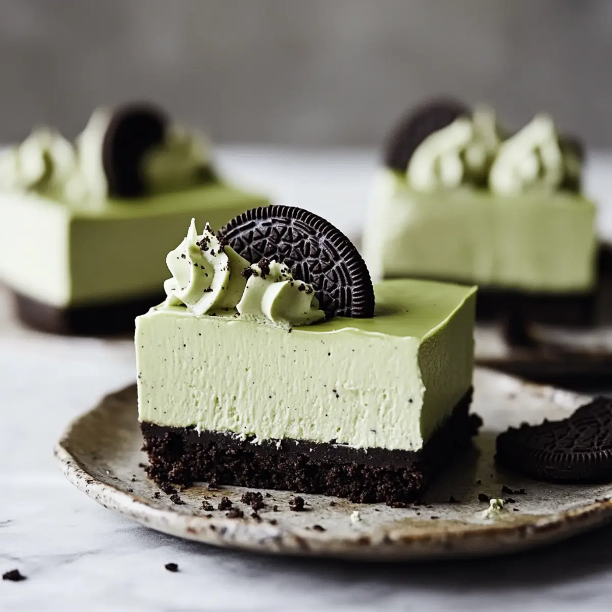 Delicious Matcha Cheesecake with Oreo Crust You’ll Love