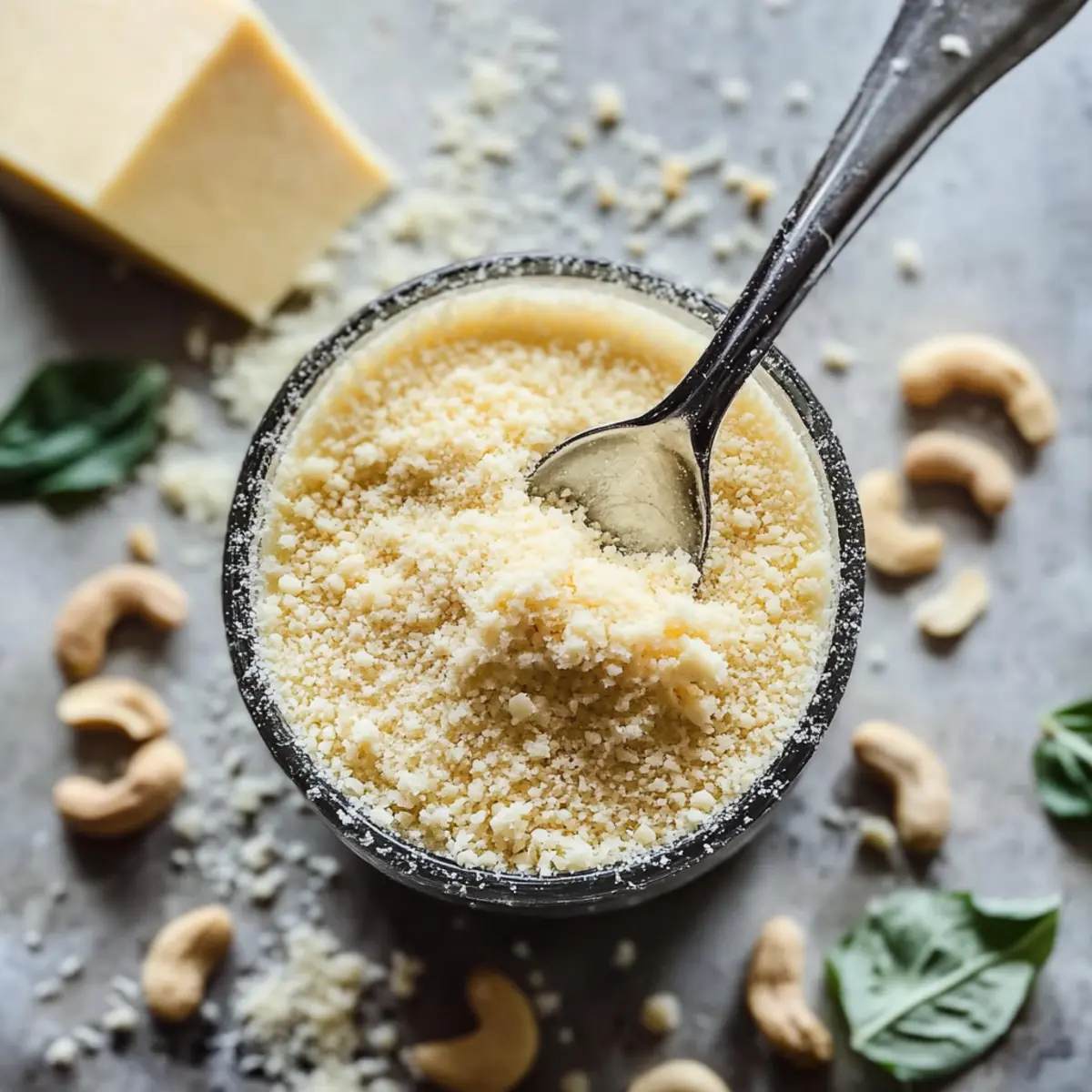 Delicious Cashew Parmesan Cheese You’ll Crave Daily