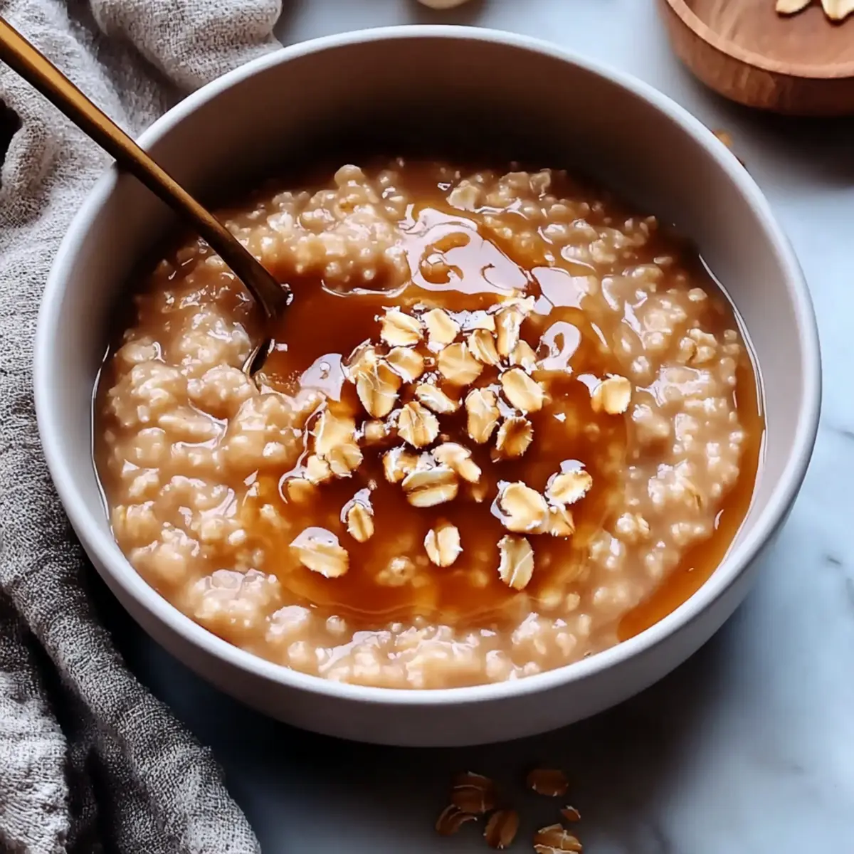 Decadent Salted Caramel Oatmeal for Cozy Mornings