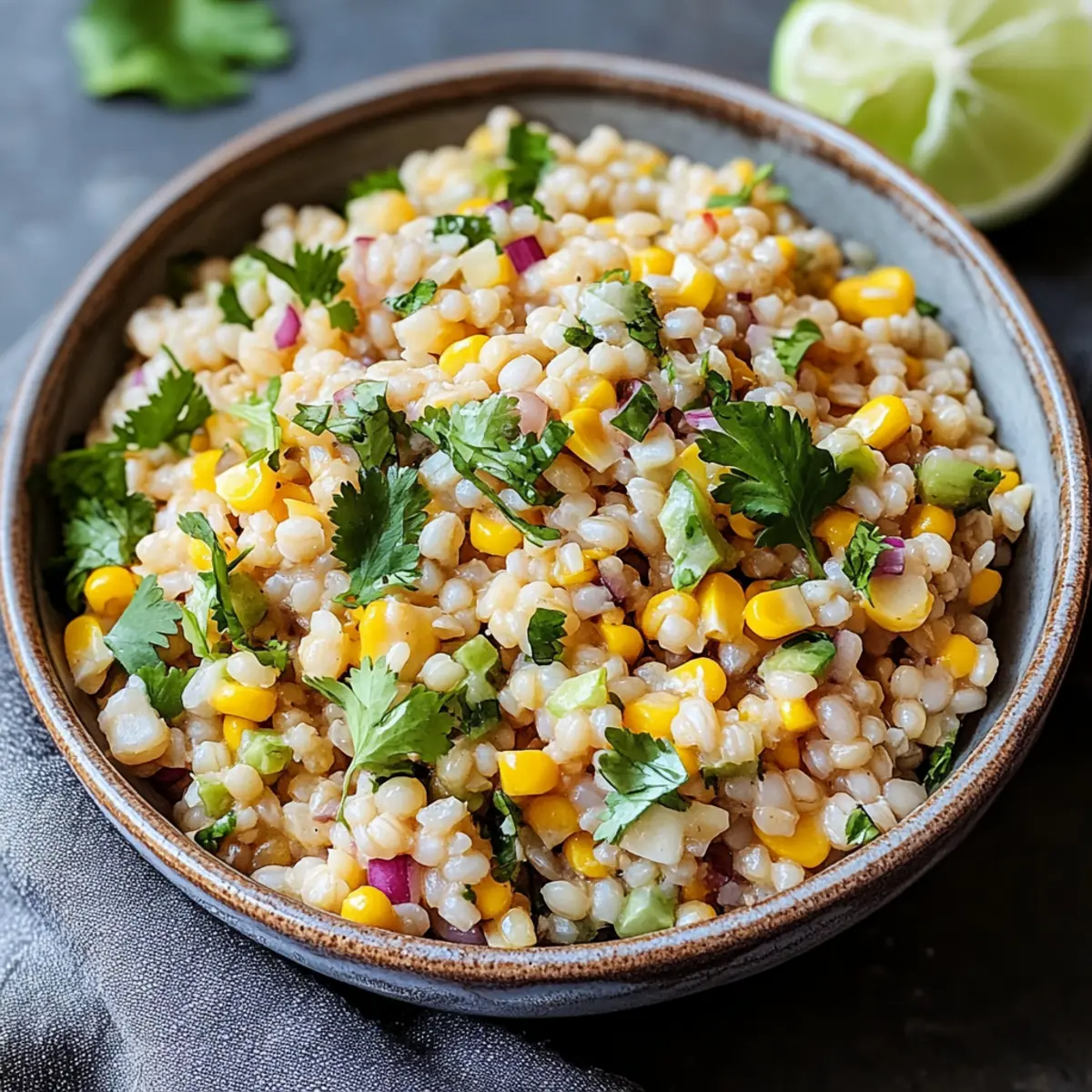 Delicious Mexican Street Corn Barley Salad You’ll Crave!