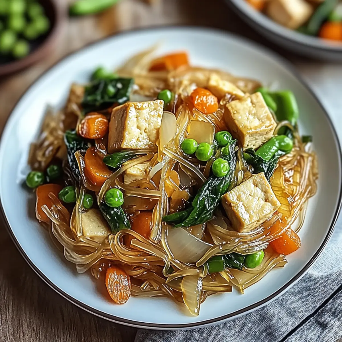 Savor Tofu Shirataki Noodles Stir-Fry for a Healthy Twist