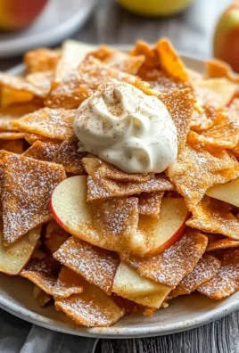 Delicious Apple Pie Nachos with Cinnamon Sugar Chips Delight