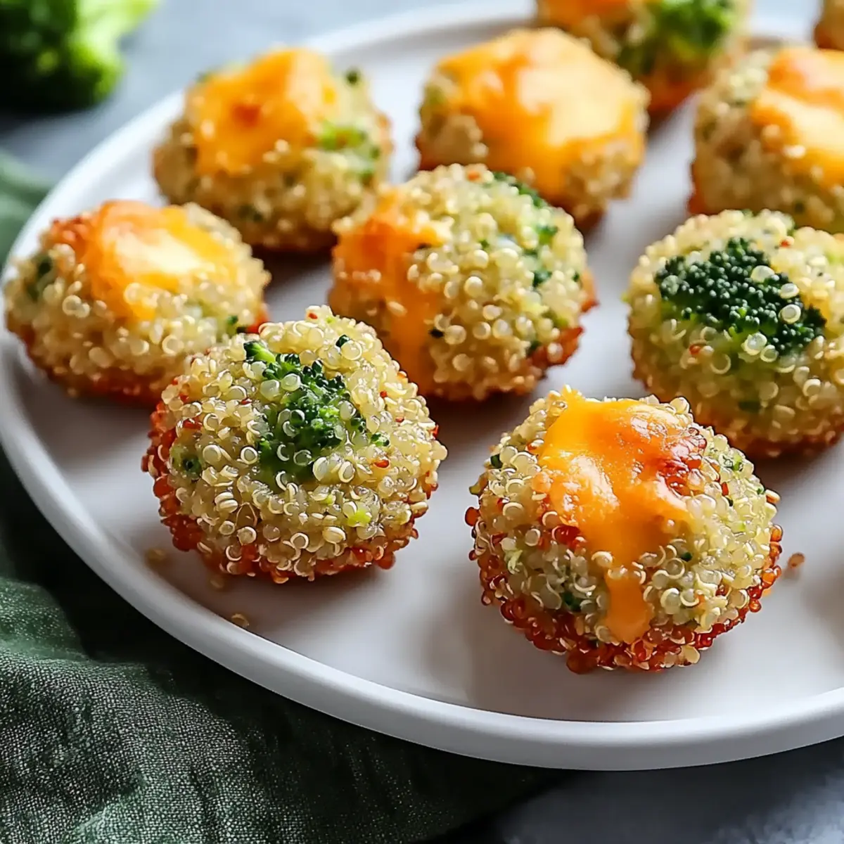 Delicious Broccoli Cheddar Quinoa Bites for Easy Snacking