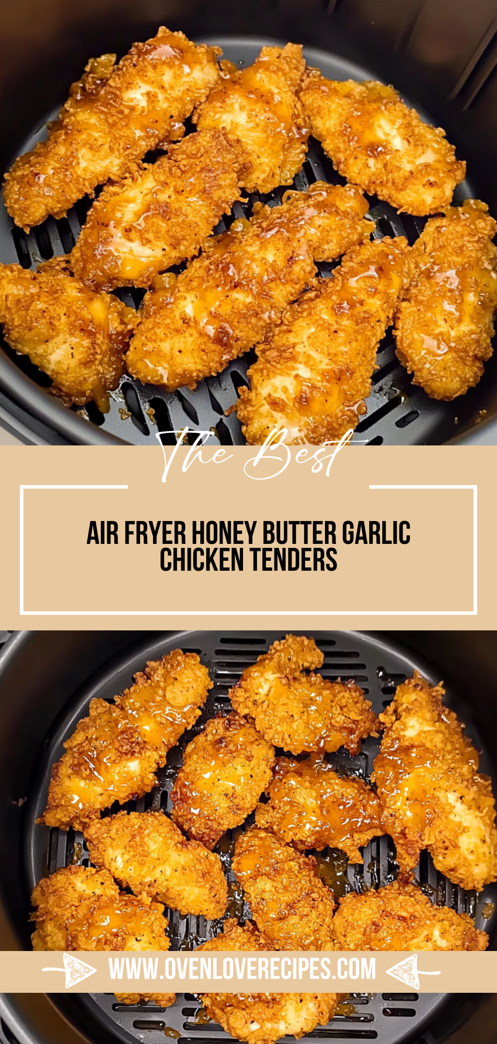 Air Fryer Honey Butter Garlic Chicken Tenders