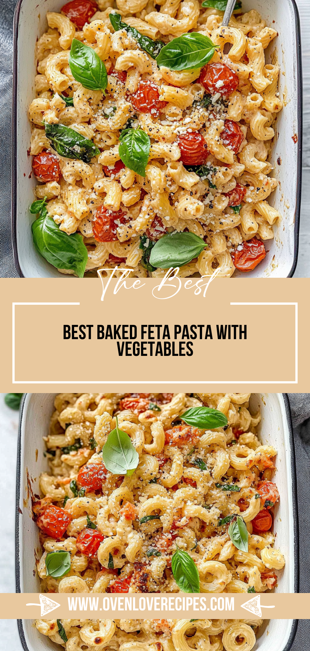 Best Baked Feta Pasta with Vegetables