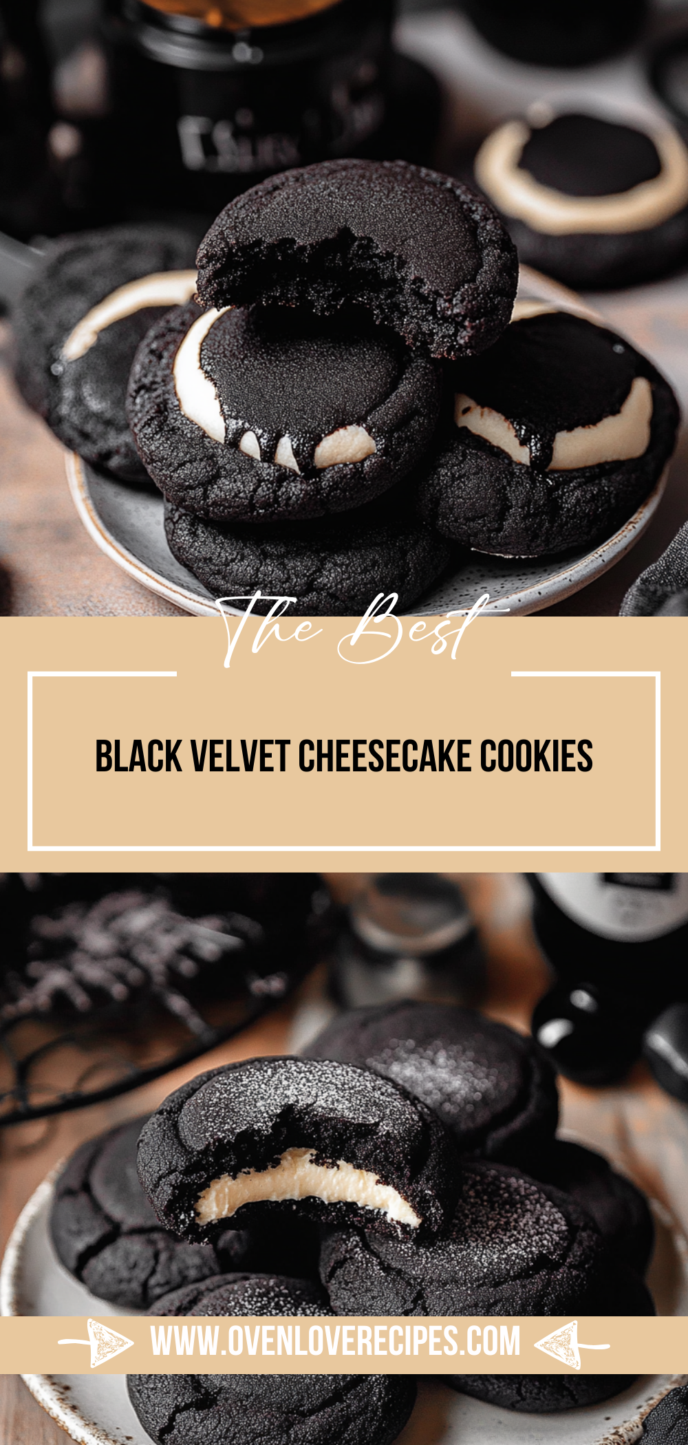 Black Velvet Cheesecake Cookies