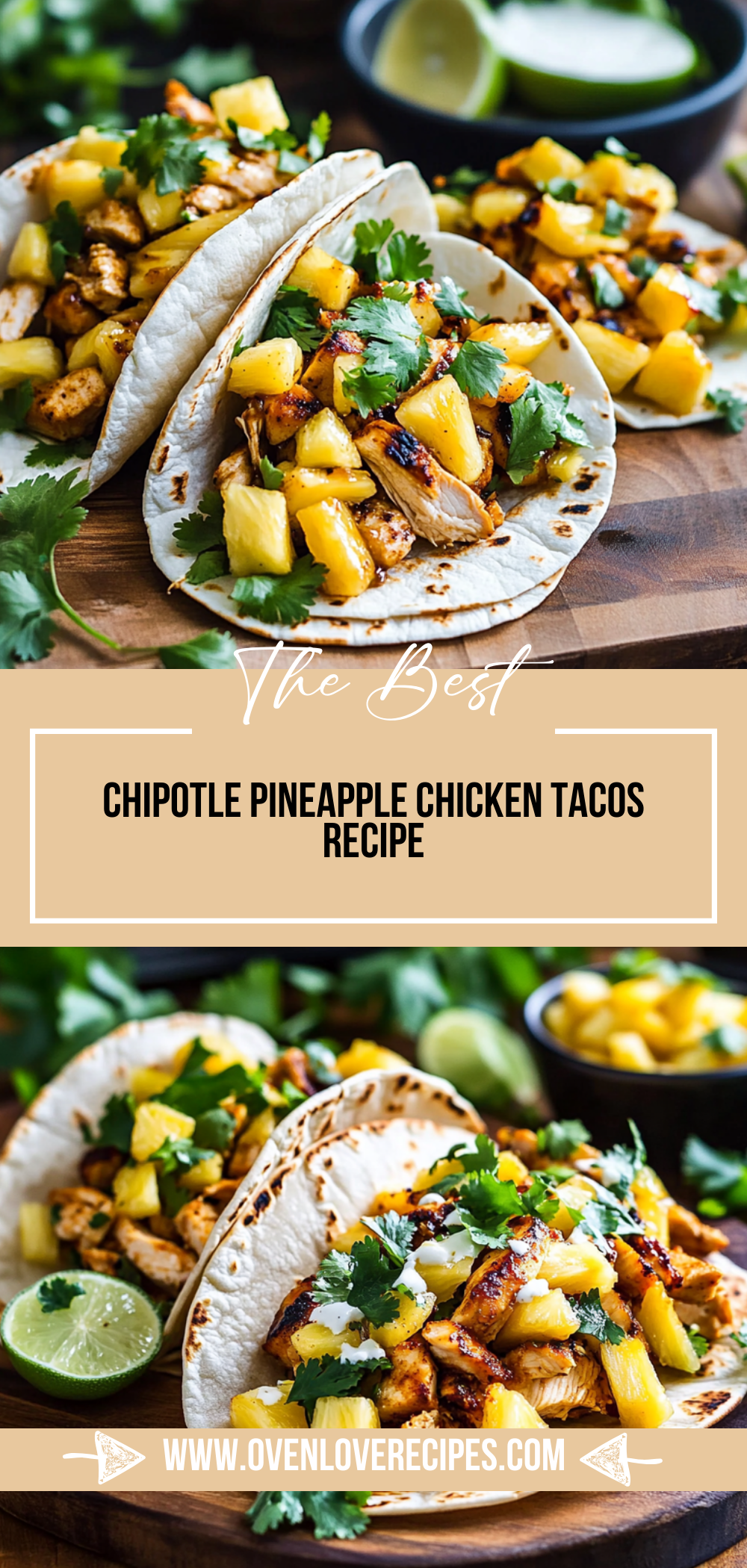 Chipotle Pineapple Chicken Tacos Recipe