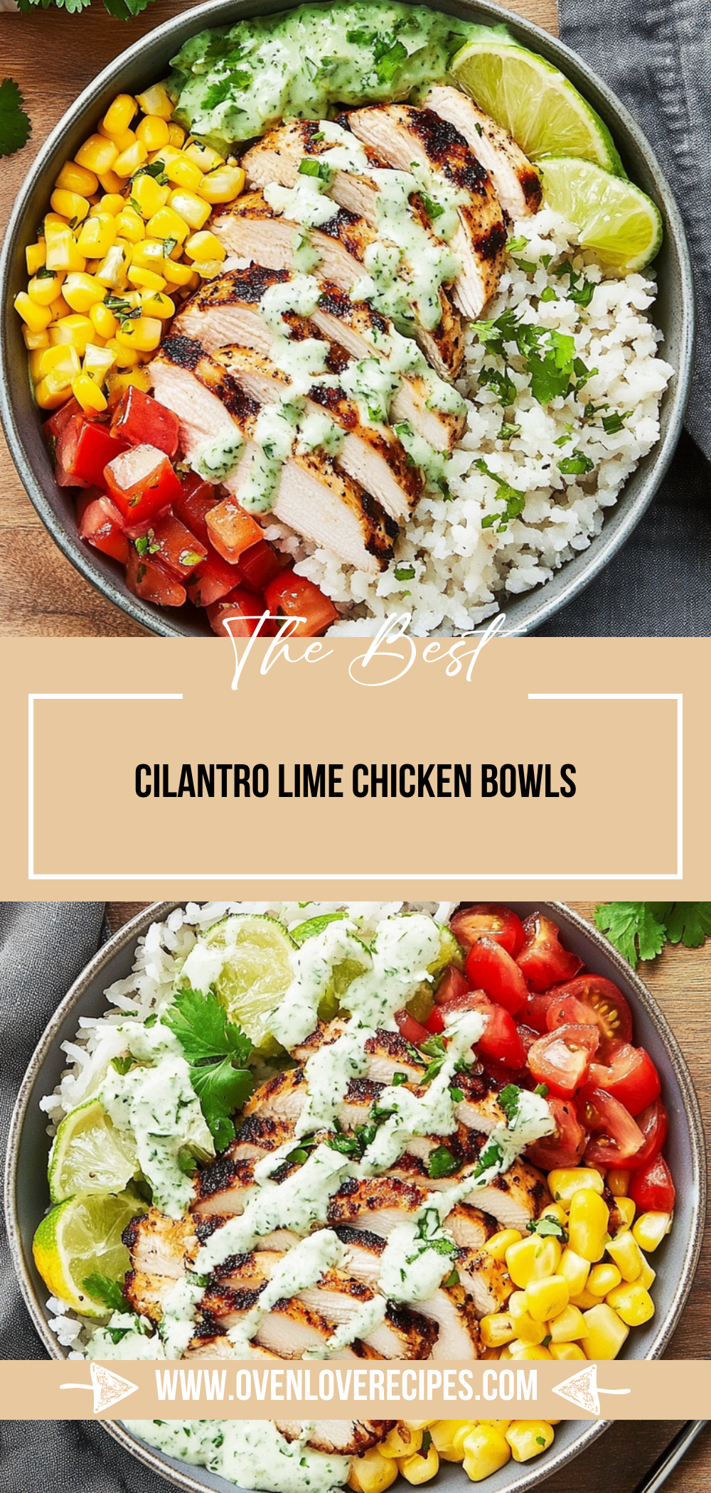 Cilantro Lime Chicken Bowls