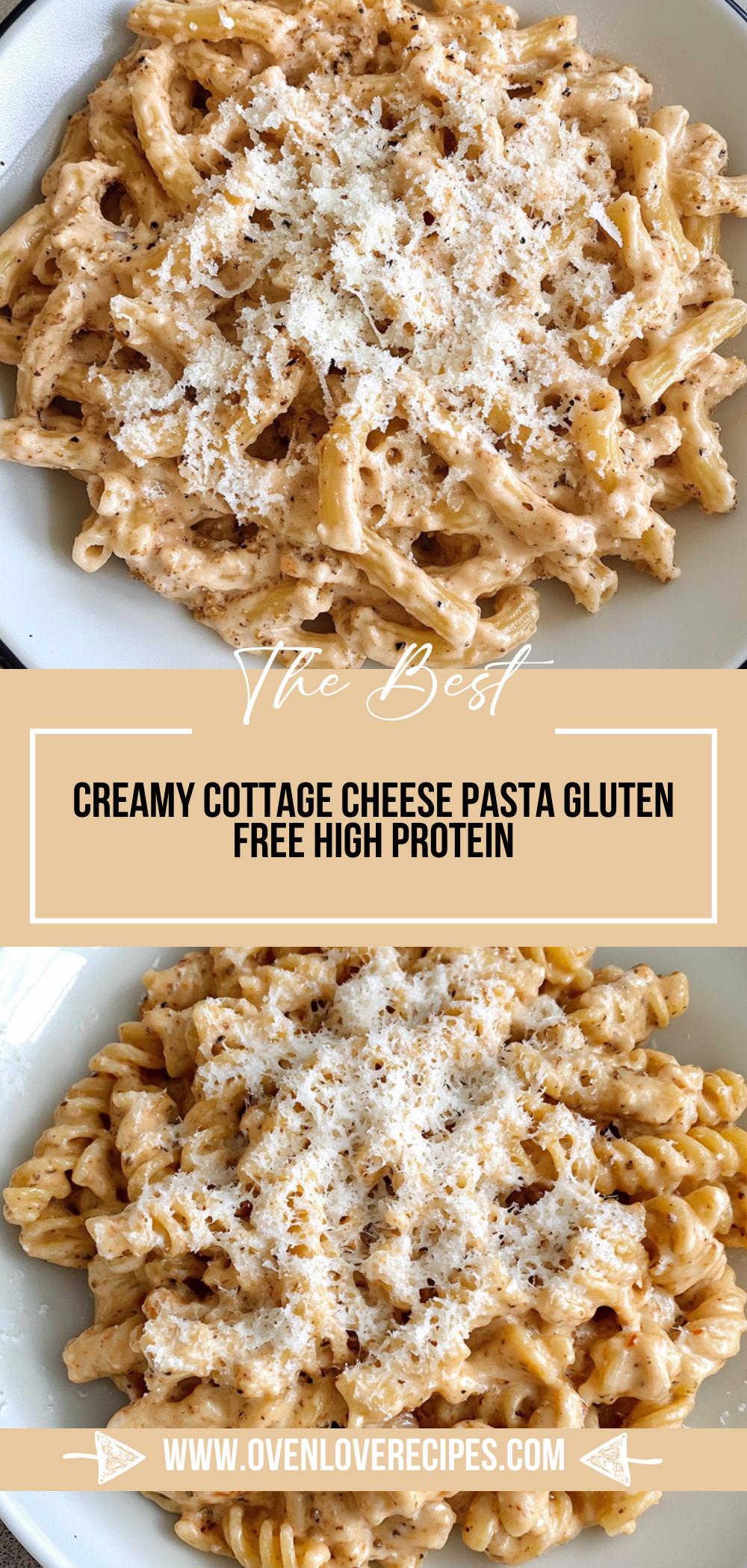 Creamy Cottage Cheese Pasta (Gluten Free, High Protein)