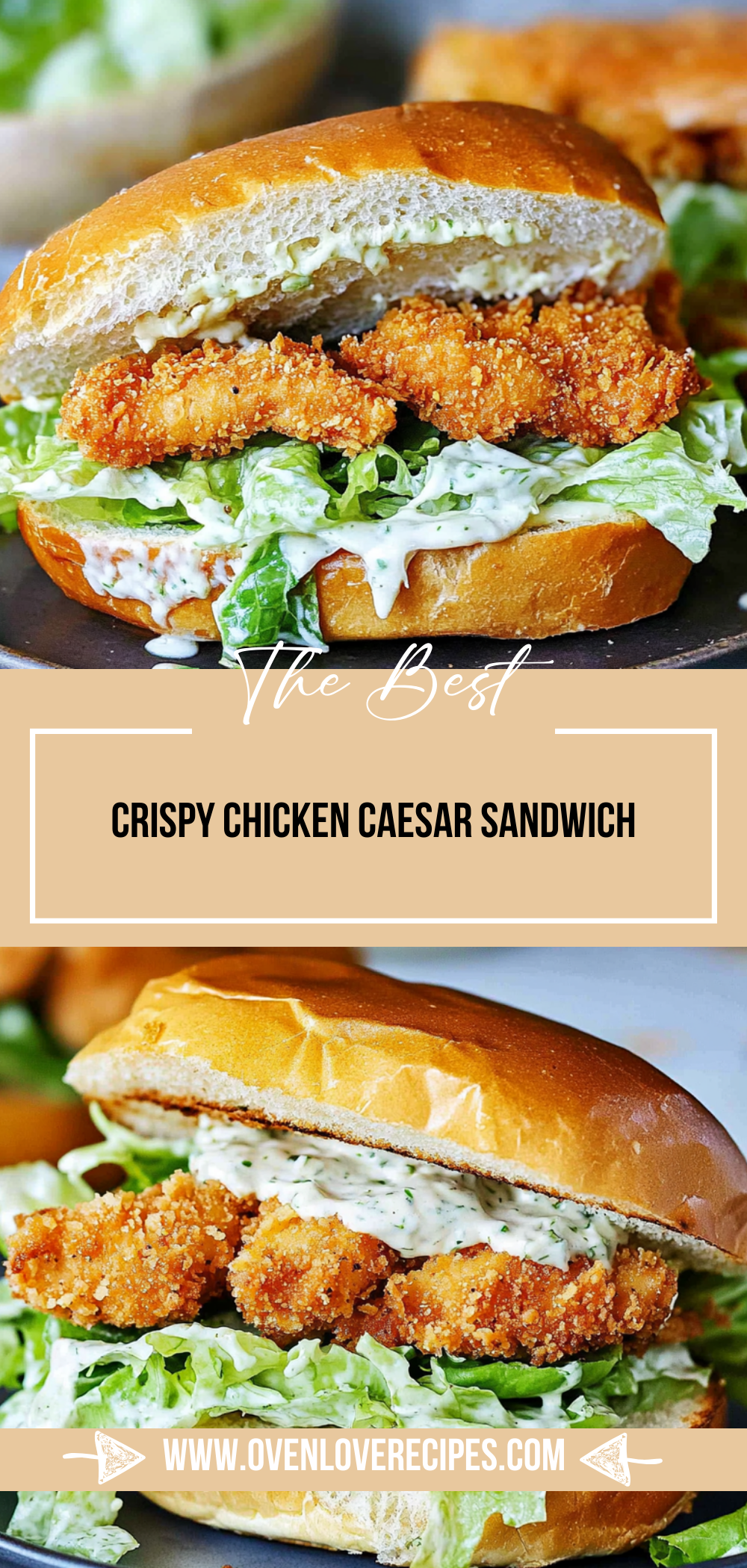 Crispy Chicken Caesar Sandwich