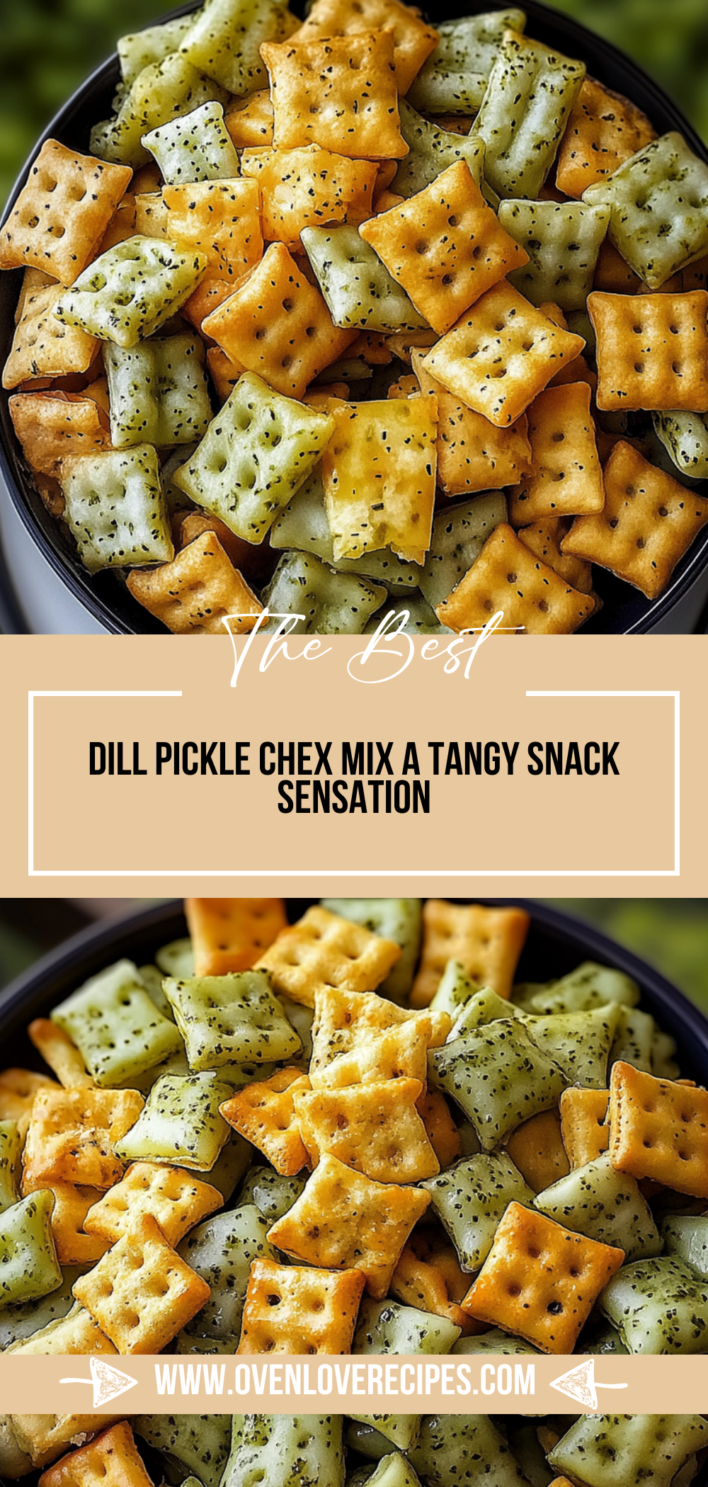 Dill Pickle Chex Mix: A Tangy Snack Sensation