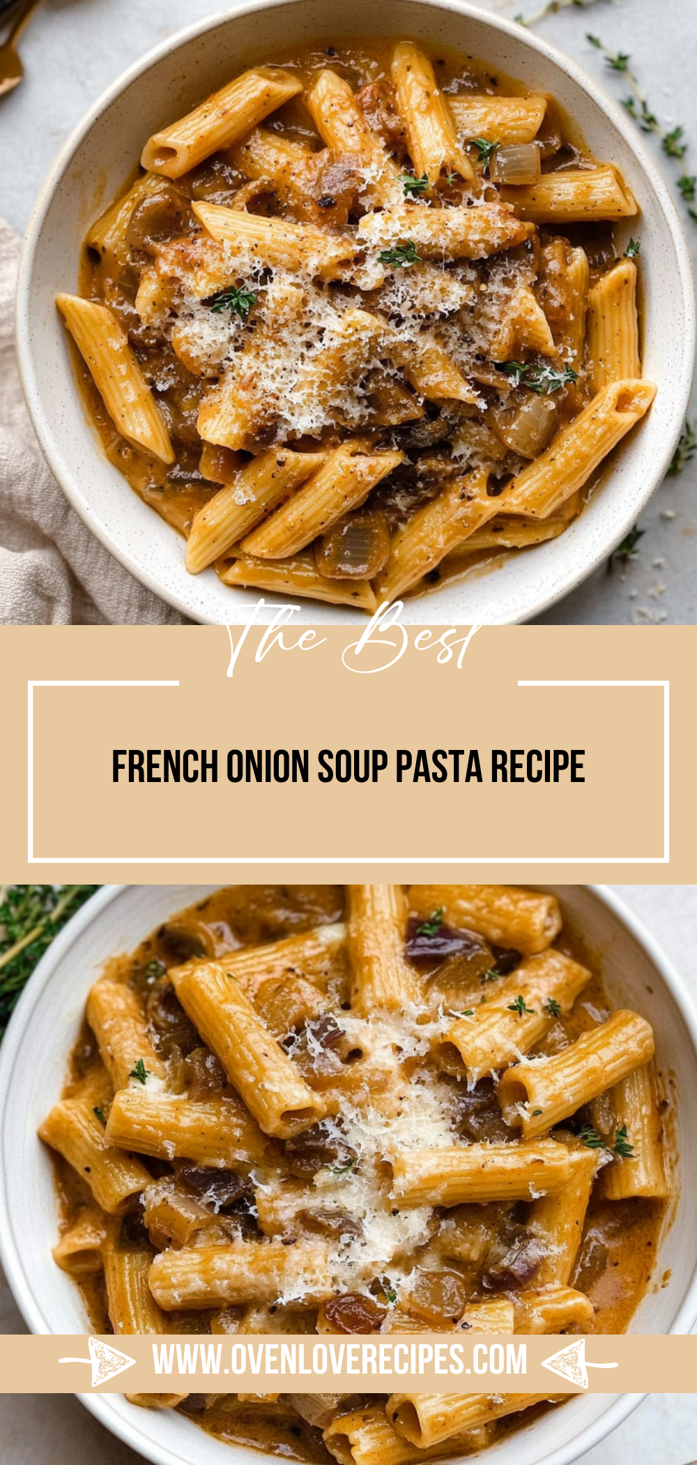 French Onion Soup Pasta Recipe