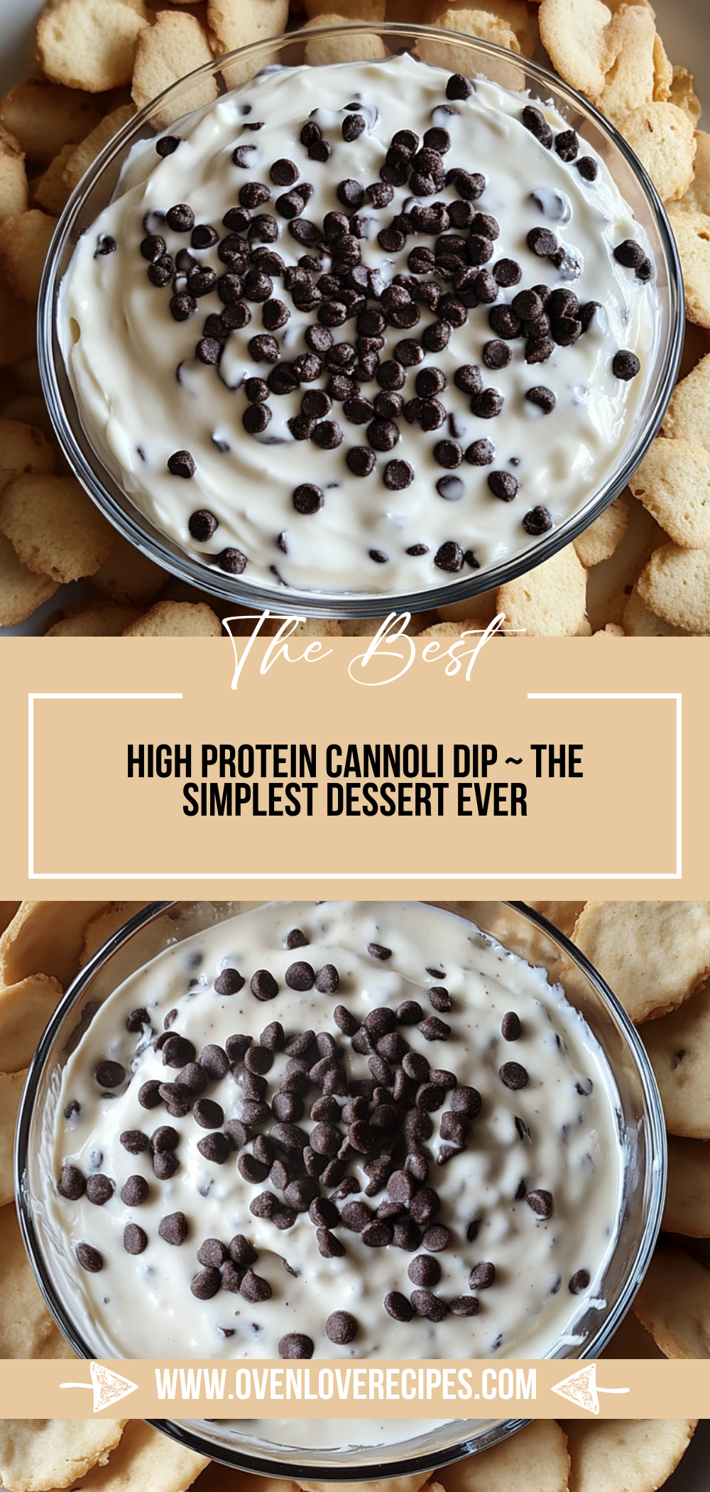 High Protein Cannoli Dip ~ The Simplest Dessert Ever