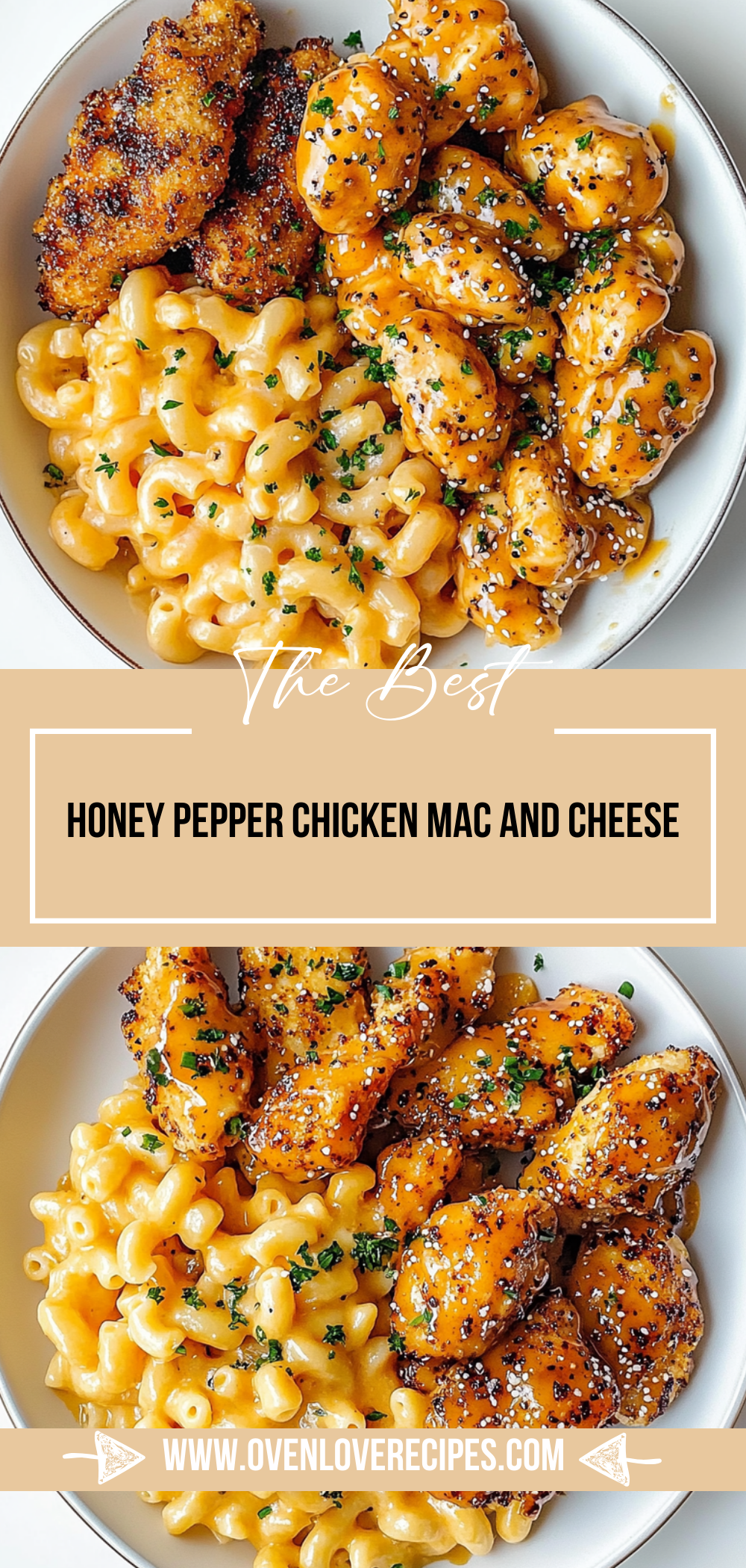 Honey Pepper Chicken Mac and Cheese