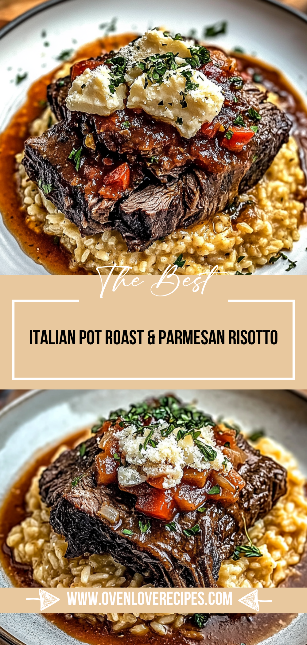 Italian Pot Roast & Parmesan Risotto