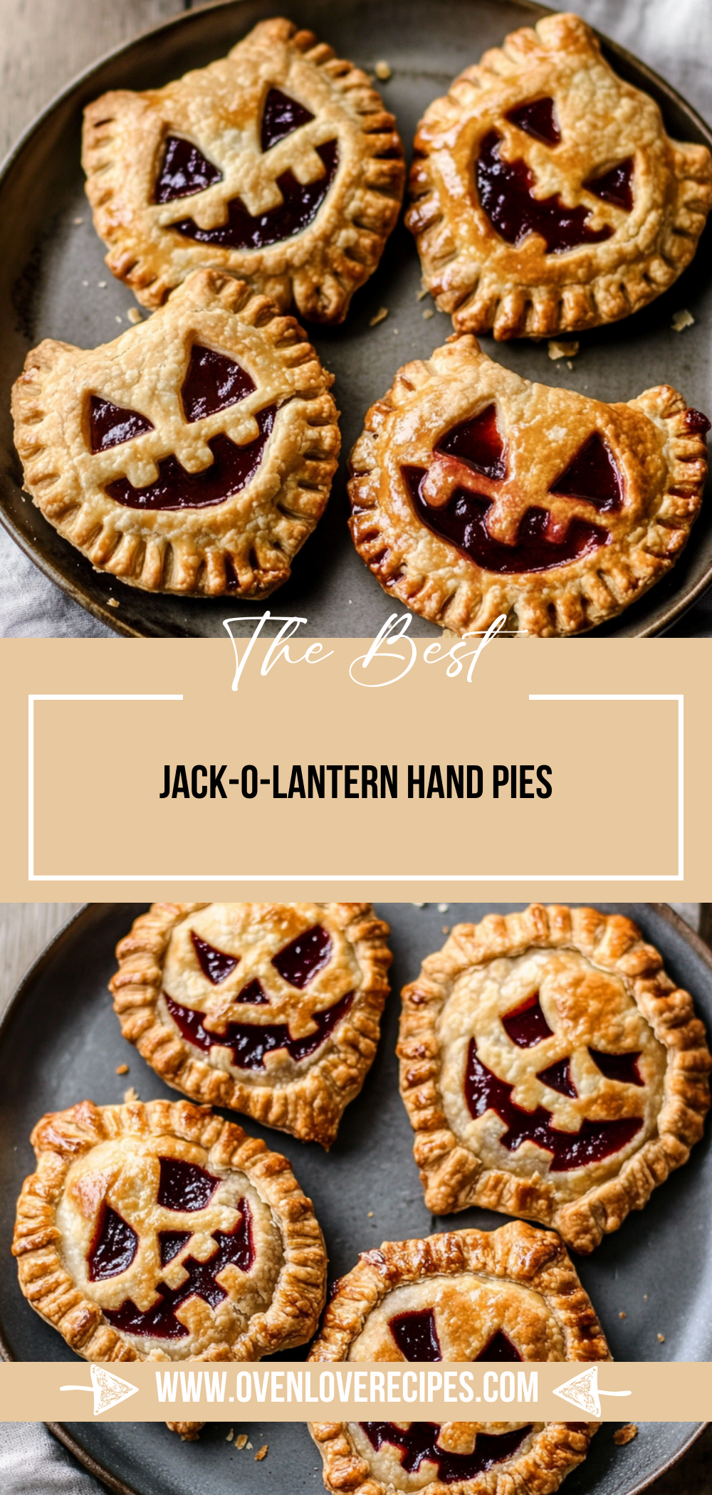 Jack-O-Lantern Hand Pies