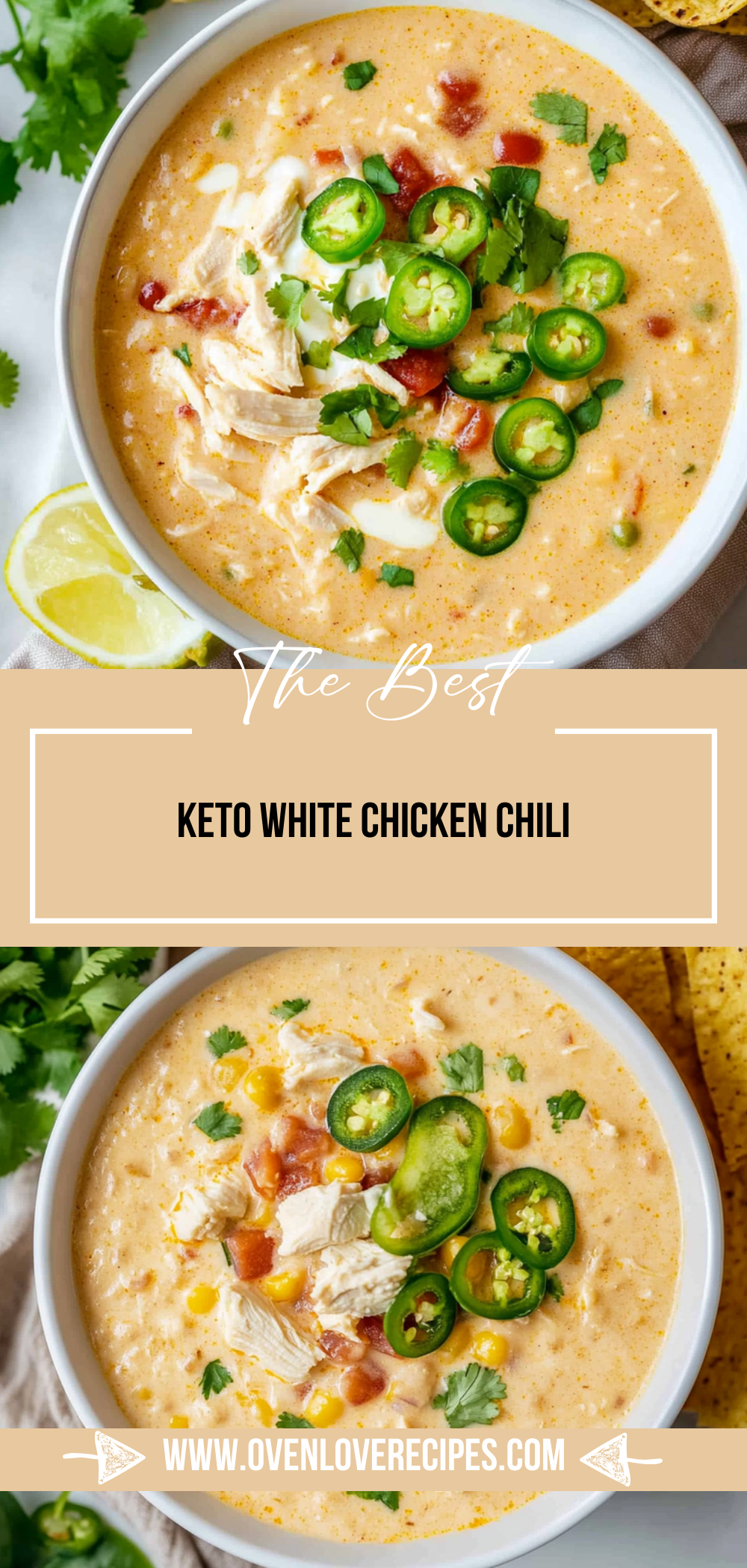 Keto White Chicken Chili