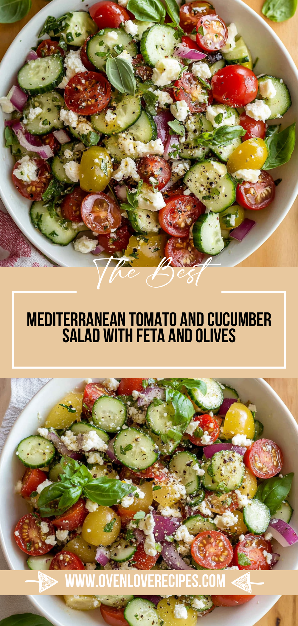 Mediterranean Tomato and Cucumber Salad