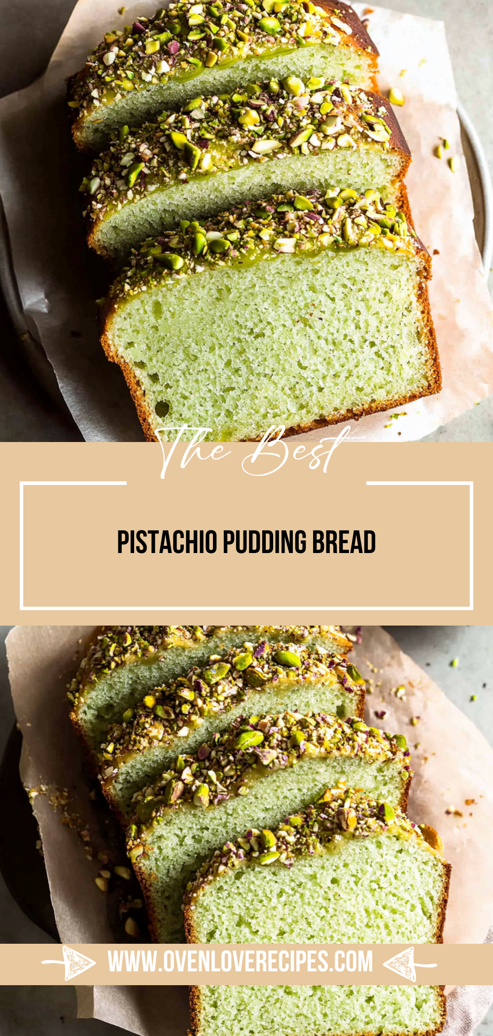 Pistachio Pudding Bread