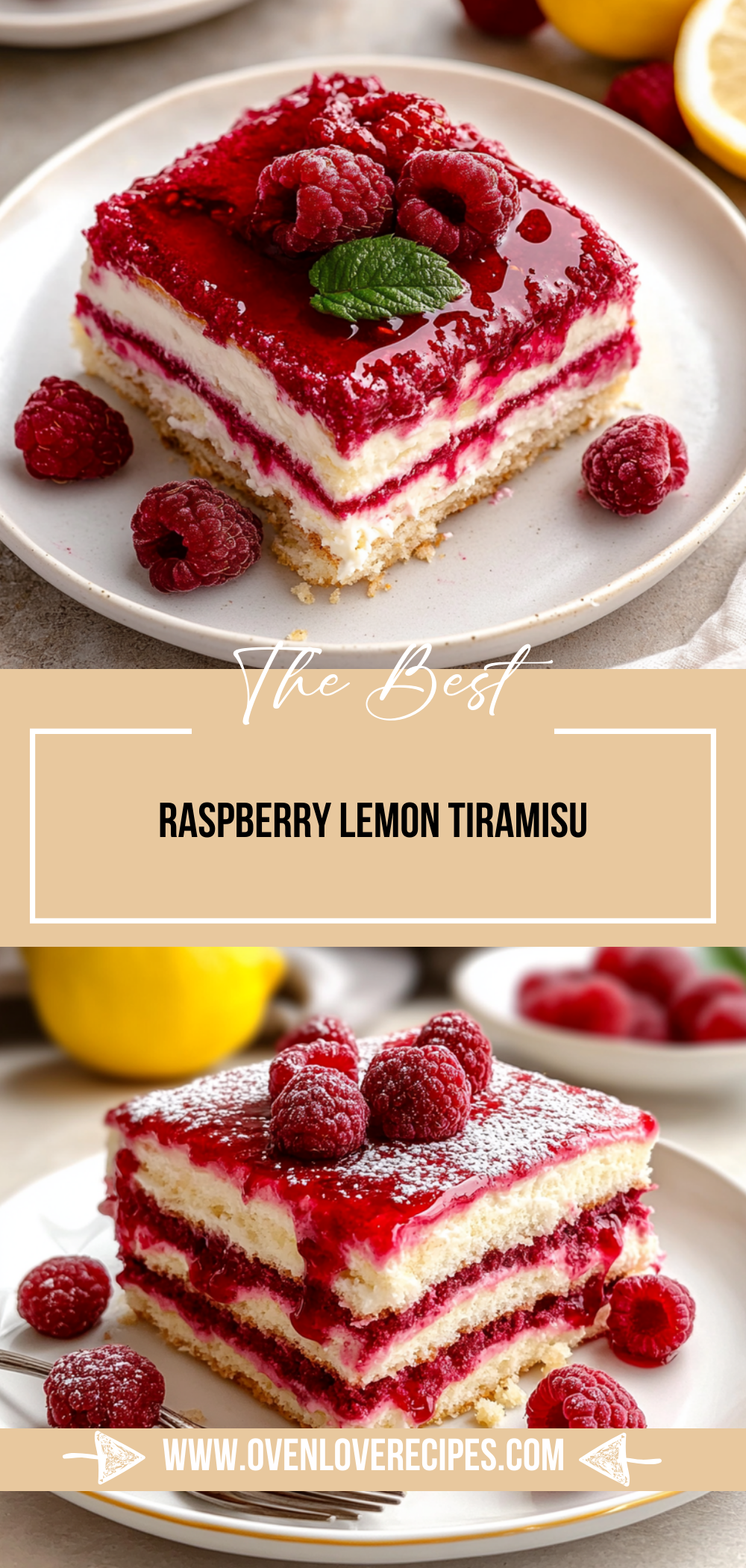 Raspberry Lemon Tiramisu
