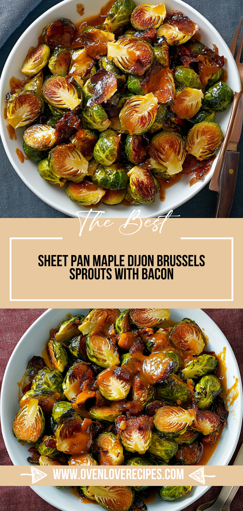 Sheet Pan Maple Dijon Brussels Sprouts