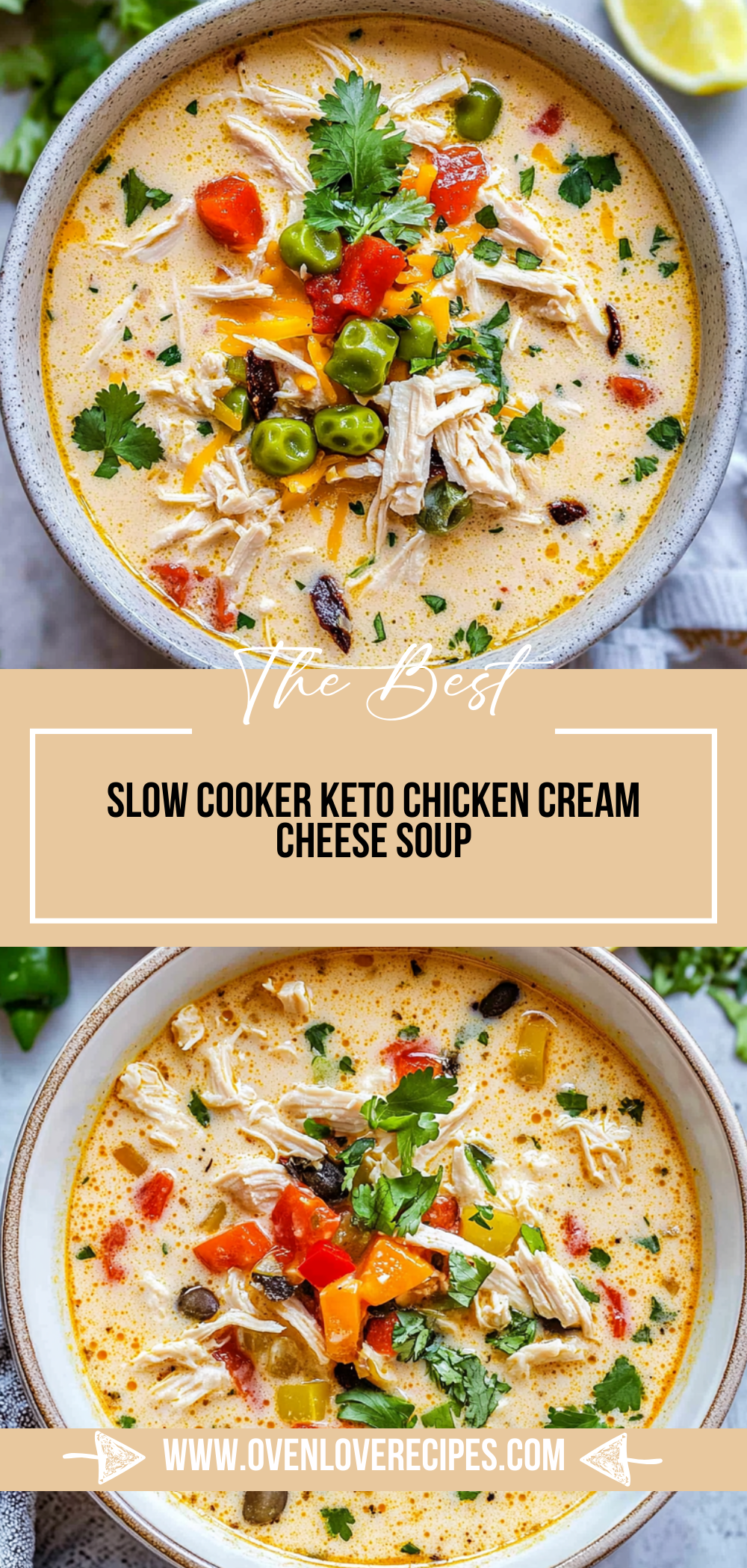 Slow Cooker Keto Chicken Cream Cheese Soup