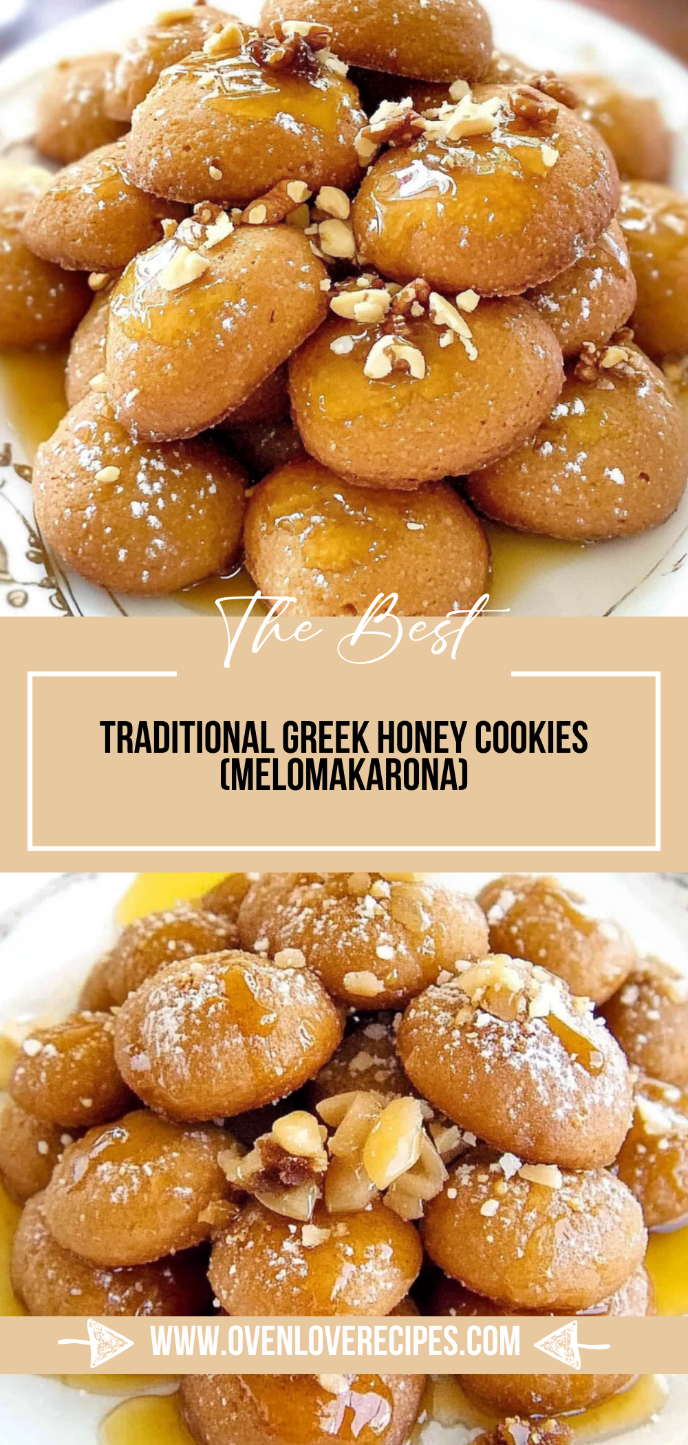 Traditional Greek Honey Cookies (Melomakarona)